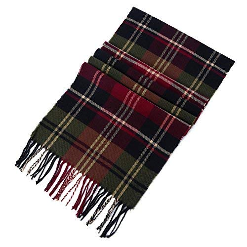 FLYRCX Men and women hot thickening Plaid winter cashmere scarf 175cmx38cm