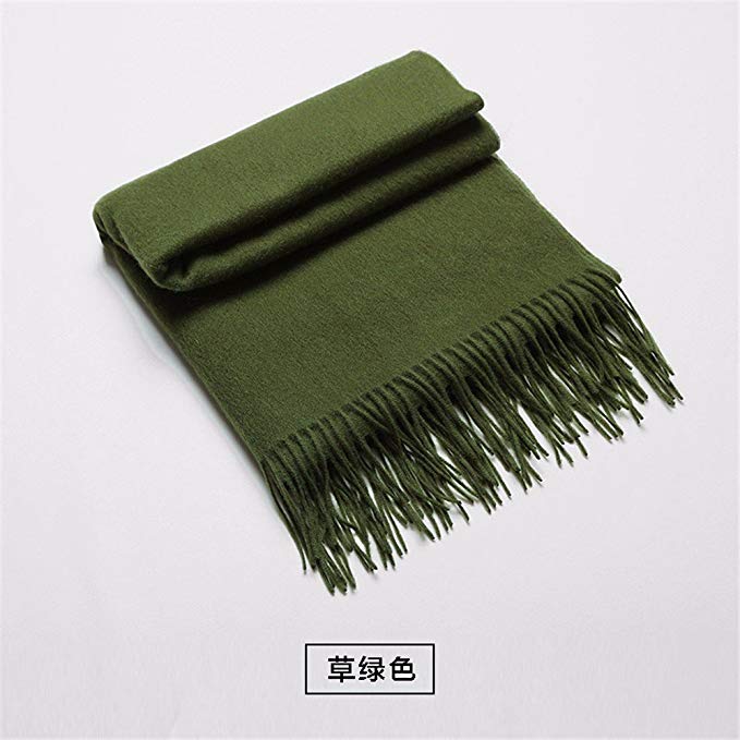 FLYRCX European style wool scarf ladies and winter air conditioning room thickening warm shawl 180cmx70cm