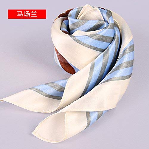 FLYRCX Ladies printed satin silk silk scarf headscarf hair dress silk scarf 53cmx53cm