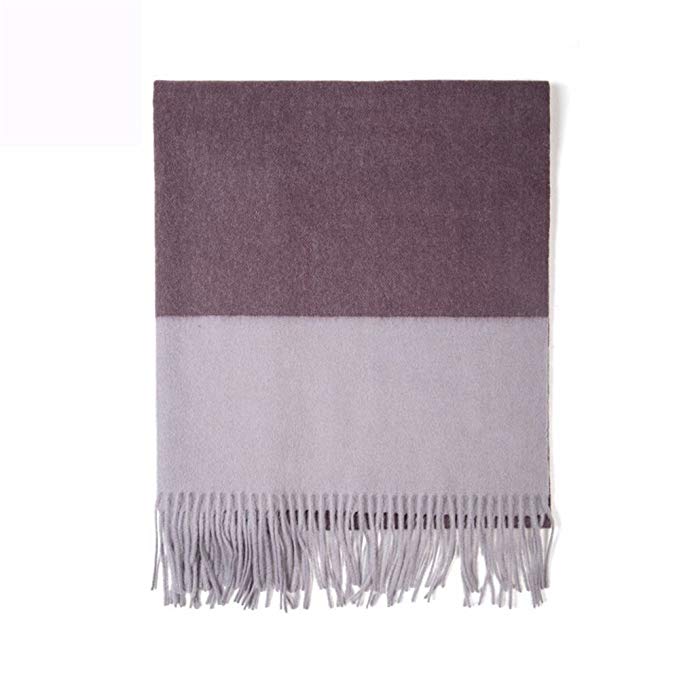 FLYRCX Thickening pure wool scarf ladies continental autumn winter warm shawl 200cmx50cm