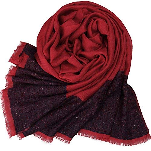 FLYRCX Spring and autumn season's woolen scarf to keep warm and sunscreen shawl 220cmx74cm